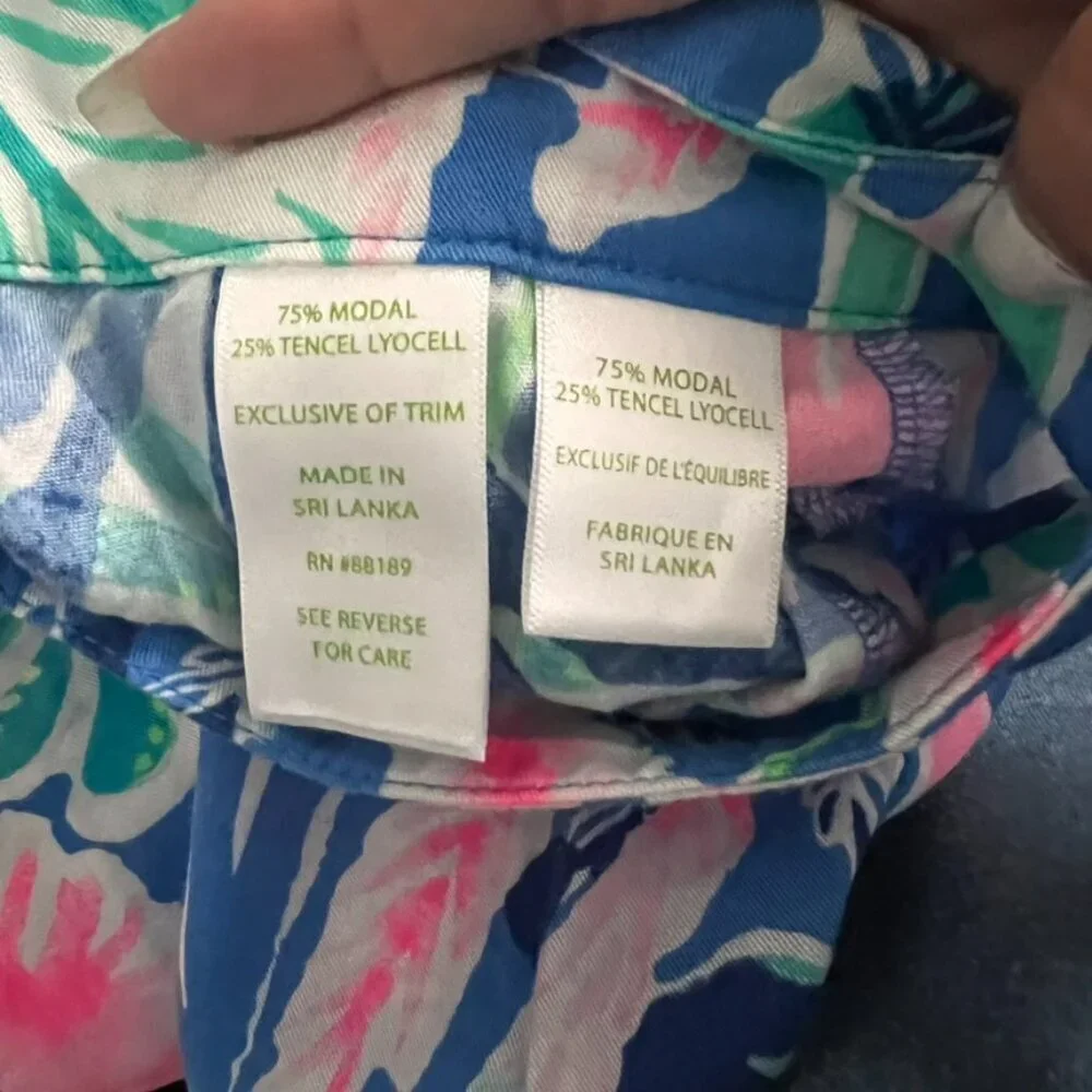 LILLY Pulitzer Dahlia Scallop Hem Shorts